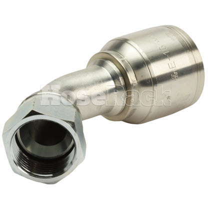 1" Female JIC Swivel 45˚ Elbow Hydraulic Fitting