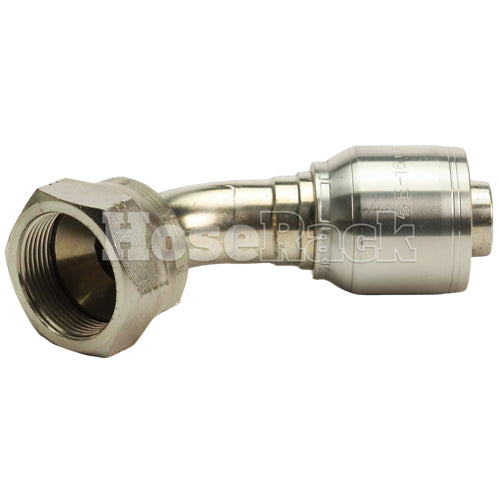 1 1/4" Female JIC Swivel 45˚ Elbow Hydraulic Fitting