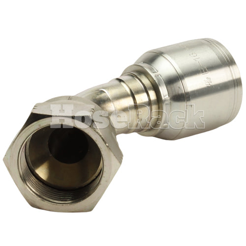 1 1/4" Female JIC Swivel 45˚ Elbow Hydraulic Fitting