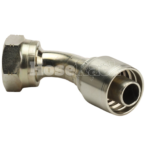 1 1/4" Female JIC Swivel 45˚ Elbow Hydraulic Fitting