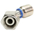 M36 X 2.0 Female Swivel 24˚ Cone (Heavy S25) with O-Ring 45˚ Elbow Hydraulic Fitting