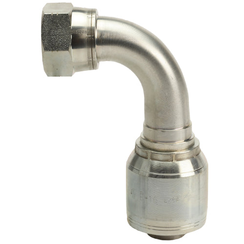 1" Female JIC Swivel 90˚ Short Drop Elbow