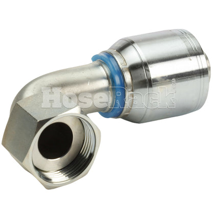 1" Female Face Seal Swivel 90˚ Elbow (ORFS) Hydraulic Fitting