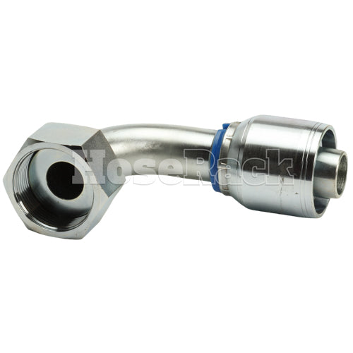 1 1/4" Female Face Seal Swivel 90˚ Elbow (ORFS) Hydraulic Fitting