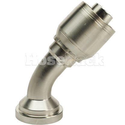 1 1/4" Code 61 Flange 45˚ Elbow Hydraulic Fitting