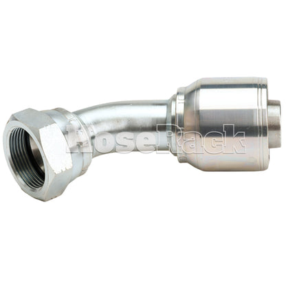 1 1/4" Female JIC Swivel 45˚ Elbow Hydraulic Fitting