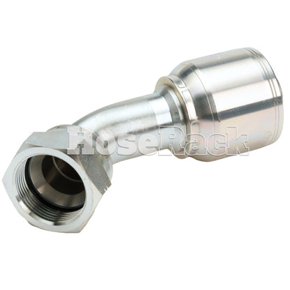 1 1/4" Female JIC Swivel 45˚ Elbow Hydraulic Fitting