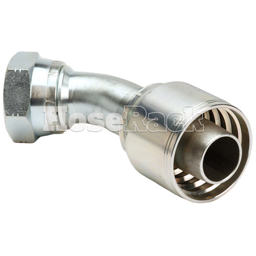 1 1/4" Female JIC Swivel 45˚ Elbow Hydraulic Fitting