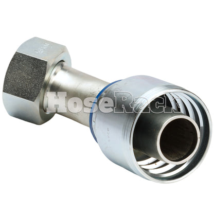 1 1/4" Female Face Seal Swivel 45˚ Elbow (ORFS) Hydraulic Fitting