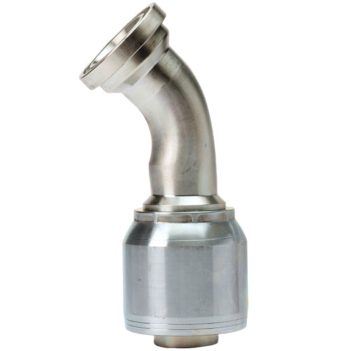 1 1/4” Hydraulic Hose Fitting with SAE Code 61 Flange 45° Elbow (E ...